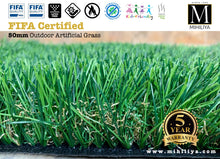 Load image into Gallery viewer, 50mm FIFA Artificial Turf "Antimicrobial & Kids Safe" (SQM)