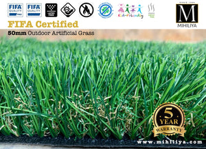 50mm FIFA Artificial Turf "Antimicrobial & Kids Safe" (SQM)