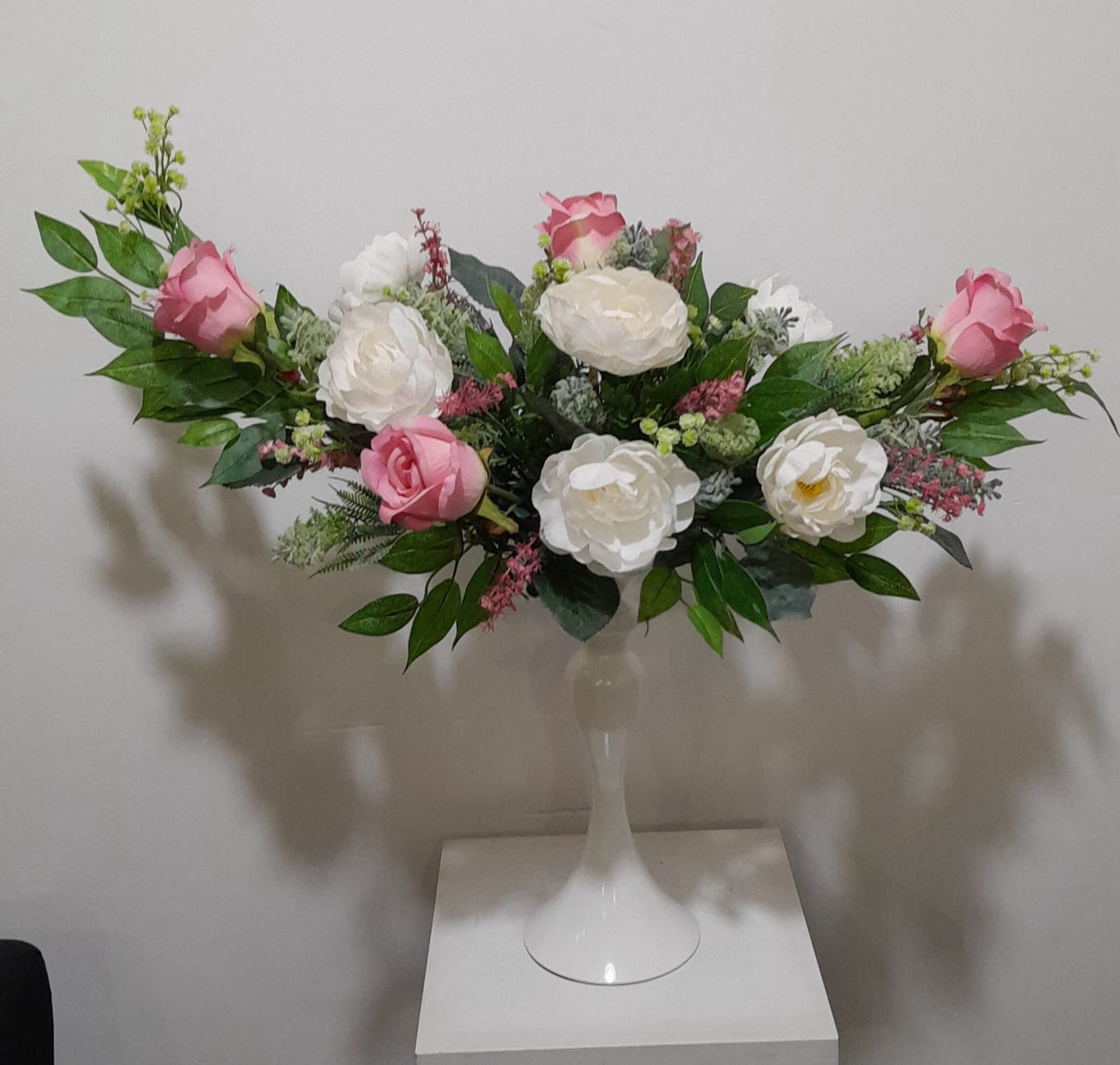 Artificial Floral Arrangement (h:55cm w:60cm)