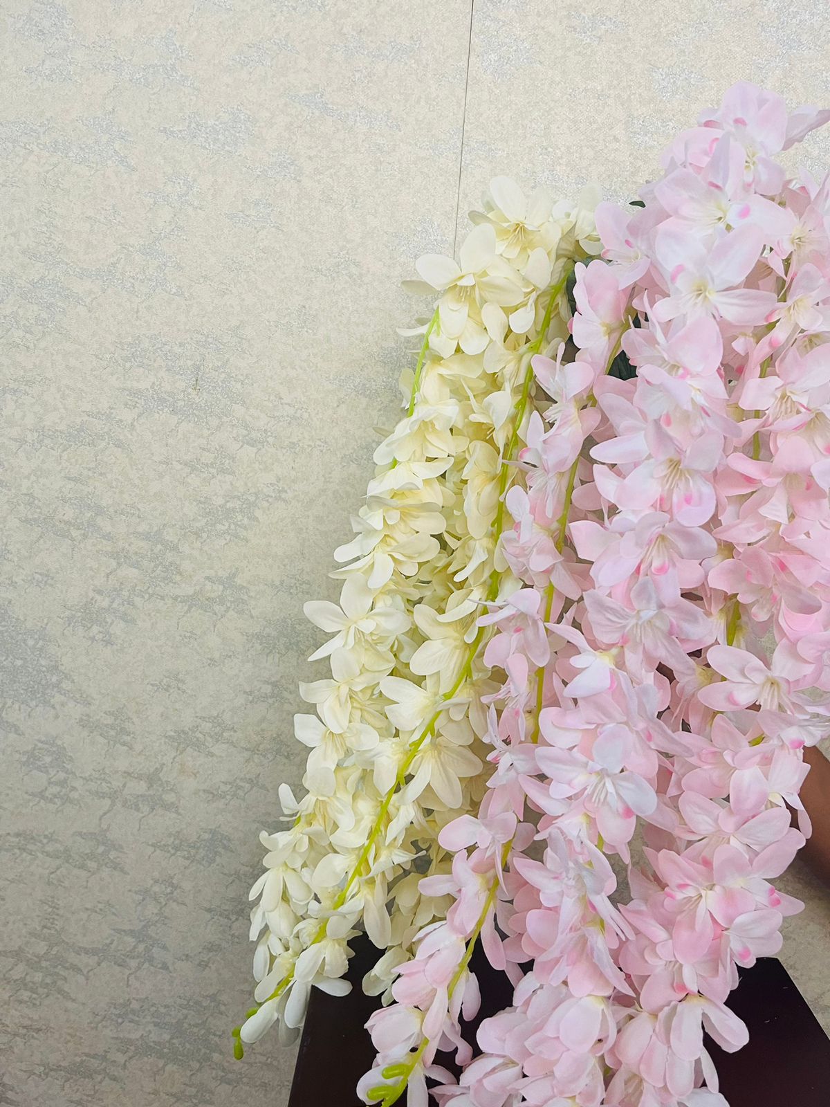 Pastal color wisteria sprig