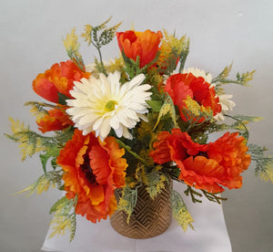 Artificial Floral Arrangement (h:34cm w:26cm)