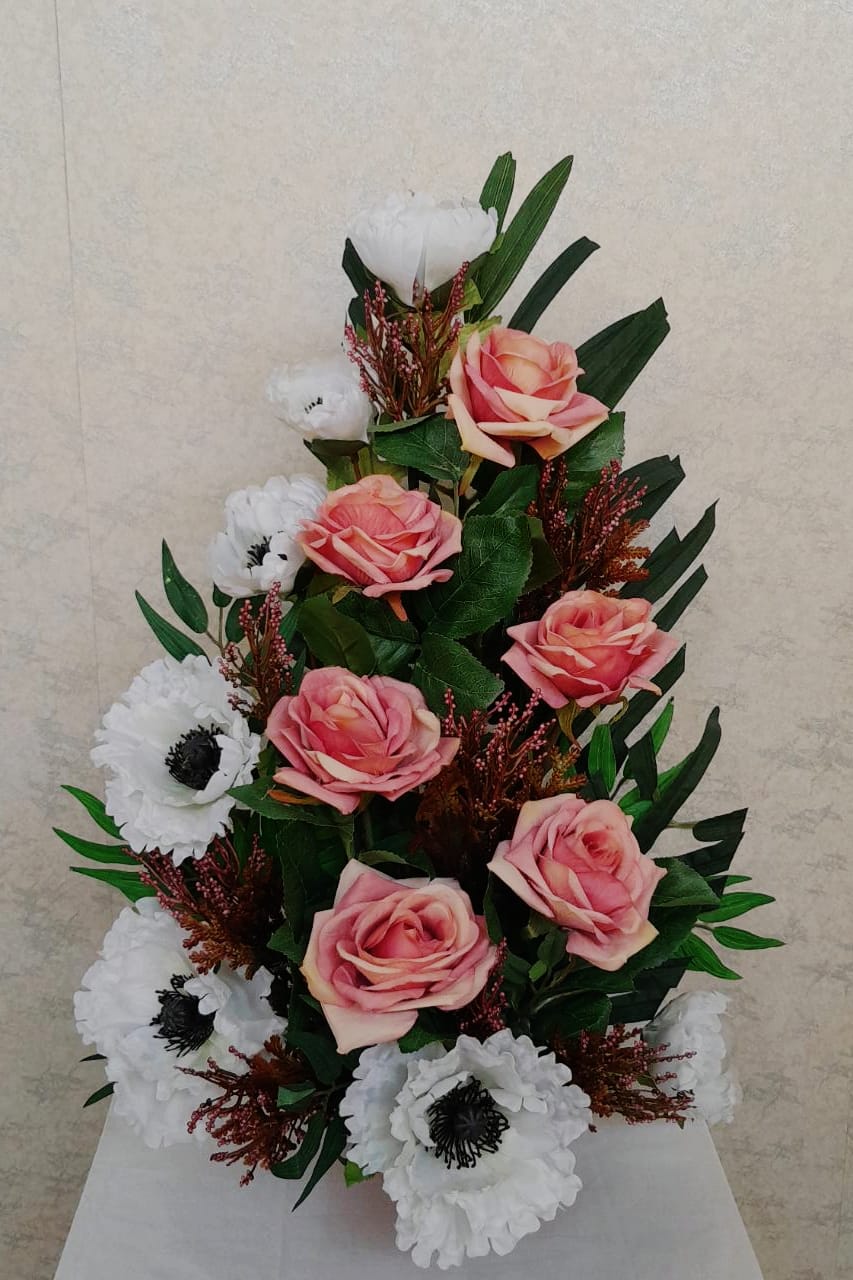 Artificial Floral Arrangement (h:54cm w:42cm)