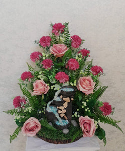 Artificial Floral Arrangement (h:50cm w:45cm)