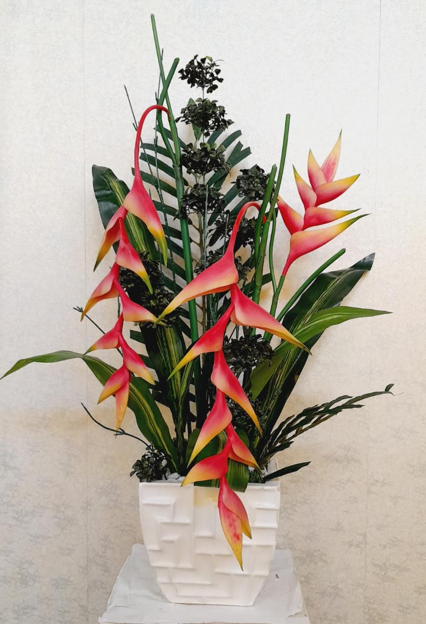 Artificial Floral Arrangement (h:84cm w:60cm)