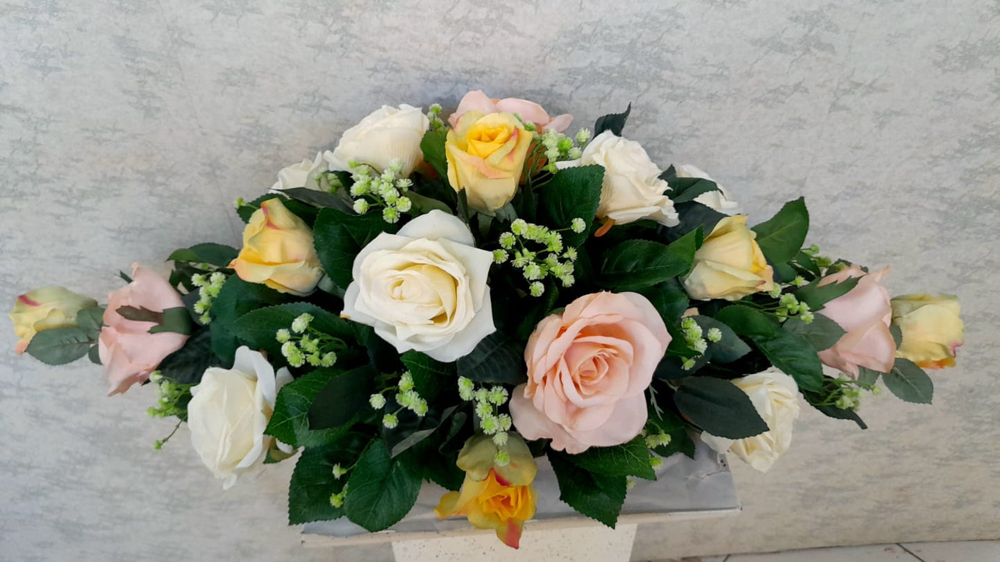Artificial Floral Arrangement (h:25cm w:72cm)