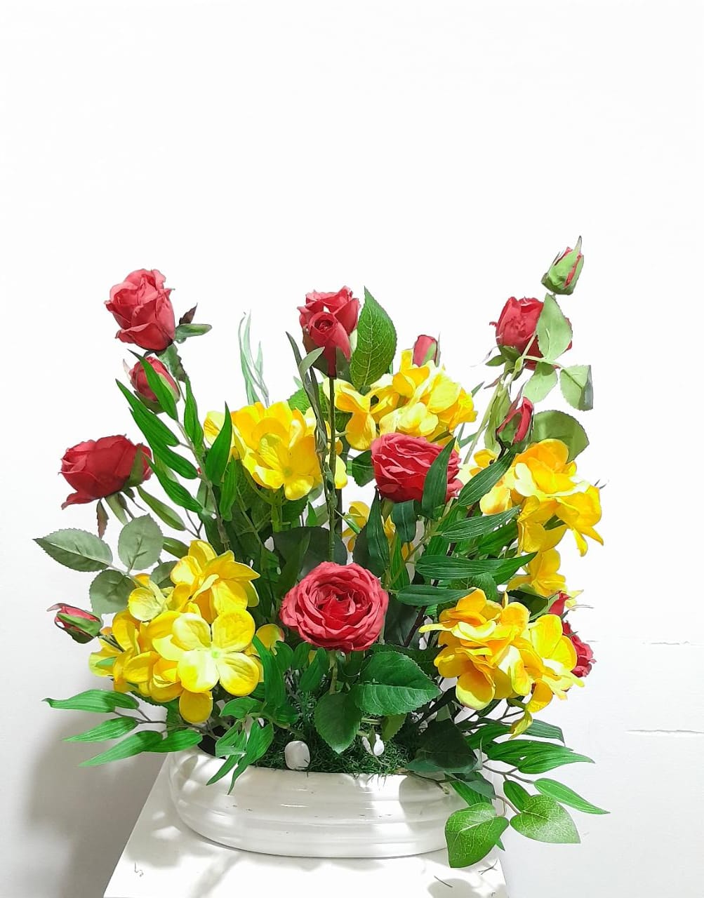 Artificial Floral Arrangement (h:46cm w:44cm)