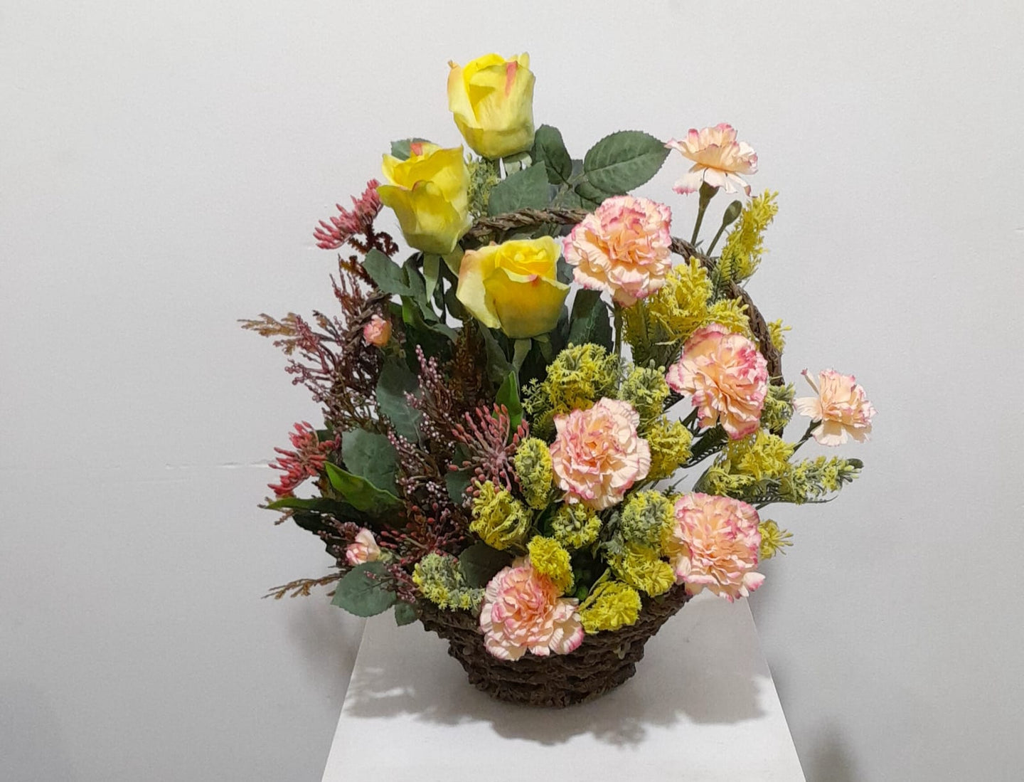 Artificial Floral Arrangement (h:37cm w:36cm)