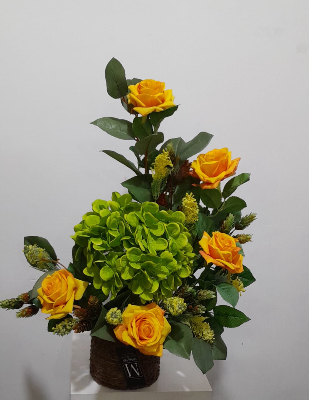 Artificial Floral Arrangement (h:59cm w:42cm)