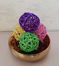 Load image into Gallery viewer, Natural multi colour cane balls
