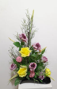 Artificial Floral Arrangement (h:58cm w:40cm)