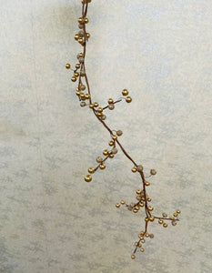 Gold berry sprig