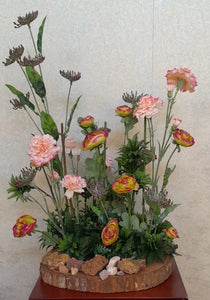 Artificial Floral Arrangement (h:54cm w:34cm)
