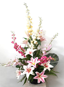 Artificial Floral Arrangement (h:94cm w:85cm)