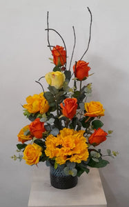 Artificial Floral Arrangement (h:62cm w:35cm)