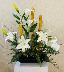 Artificial Floral Arrangement (h:56cm w:50cm)