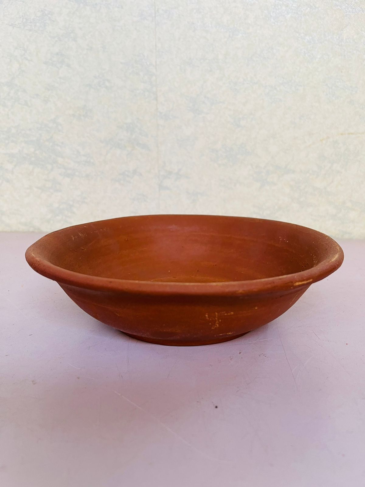 Clay plate dish (H:6cm W:21cm)