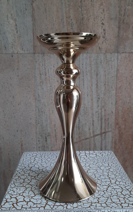 30cm Brass Candle Stand (Gold) - Green Gardens Mihiliya (Pvt) Ltd