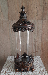40cm Antique Jar with Lid (L) - Green Gardens Mihiliya (Pvt) Ltd