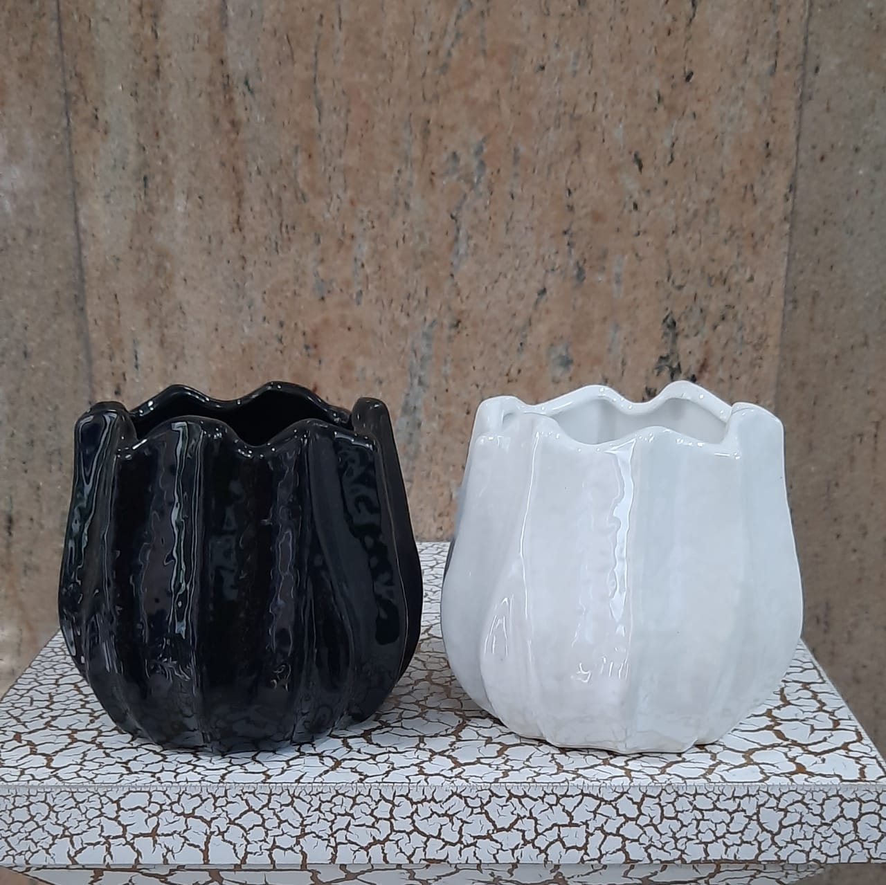 10cm Glazed Ceramic Base - Green Gardens Mihiliya (Pvt) Ltd