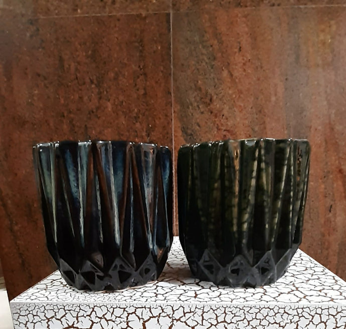 12cm Glazed Ceramic Base - Green Gardens Mihiliya (Pvt) Ltd