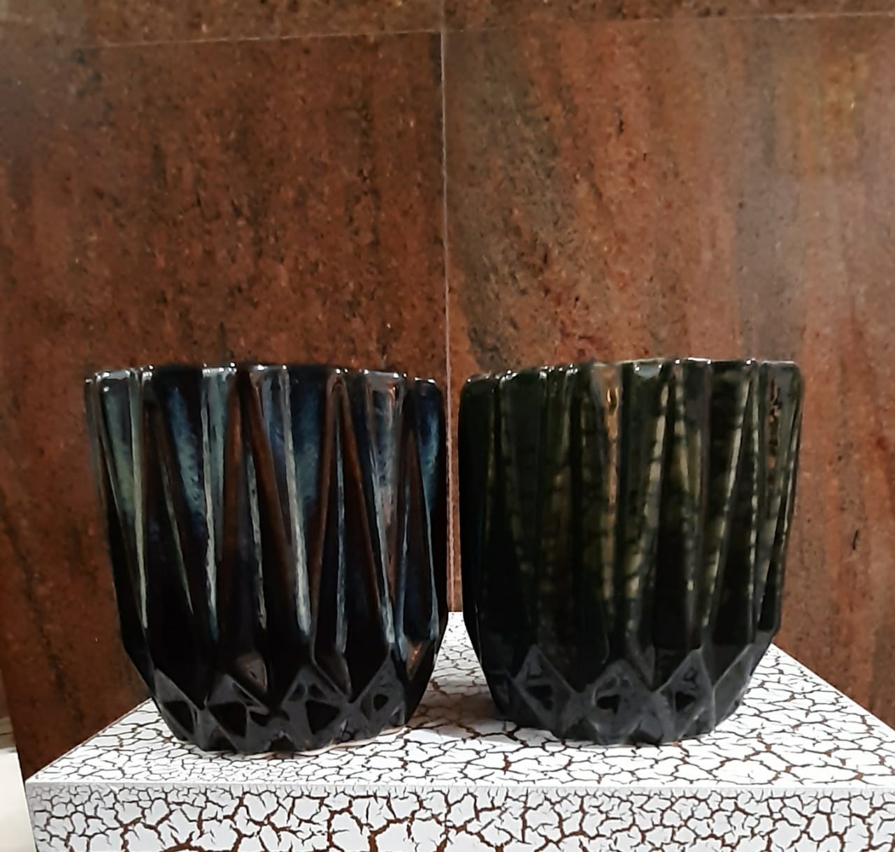 12cm Glazed Ceramic Base - Green Gardens Mihiliya (Pvt) Ltd