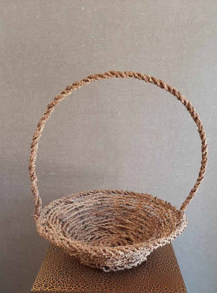 35cm Kithul Basket - Green Gardens Mihiliya (Pvt) Ltd