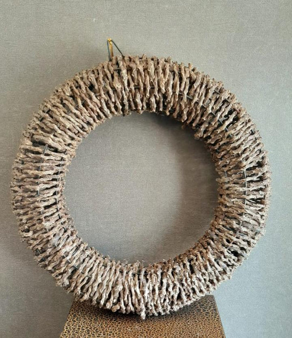 45cm Kithul Round Wreath - Green Gardens Mihiliya (Pvt) Ltd