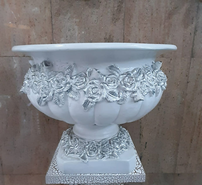 35cm Polymer Rose Urn Pot - Green Gardens Mihiliya (Pvt) Ltd