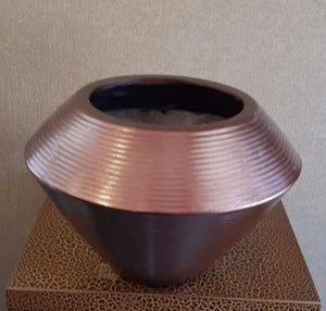 25cmGlazed Ceramic Pot (L) - Green Gardens Mihiliya (Pvt) Ltd