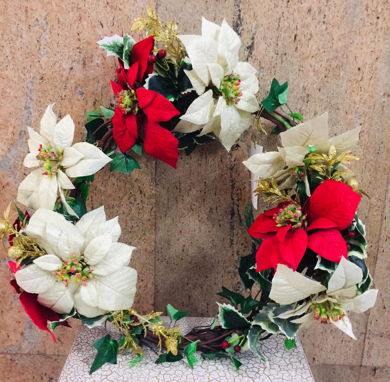 Artificial X'Mas Wreath (h:40cm)