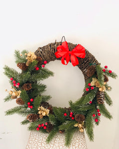 X 'mas Wreath (h:48cm w:48m)