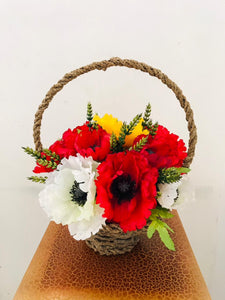 Artificial Floral Arrangement (h:35cm w:39cm)