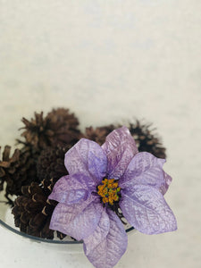 Single Poinsettia Flower L (Without stem)