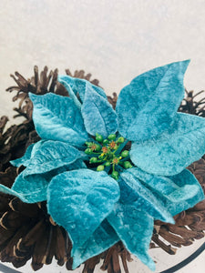 Single Poinsettia Flower L (Without stem)