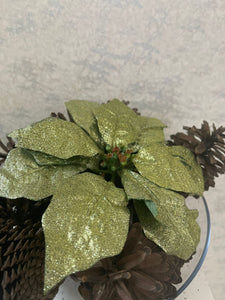 Single Poinsettia Flower L (Without stem)