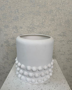 Ceramic Bubble Cylinder Vase