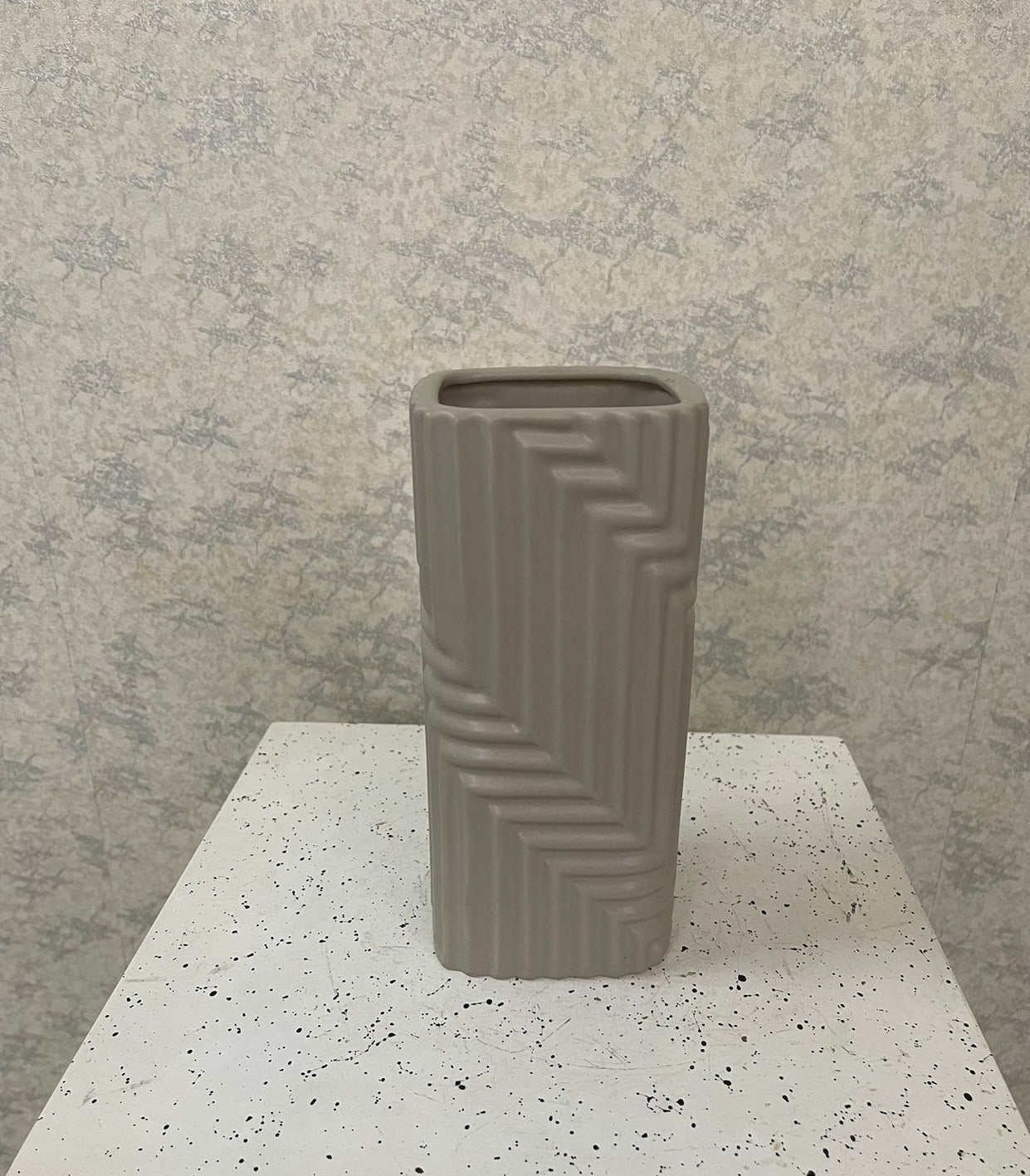 Ceramic Square Design Vase