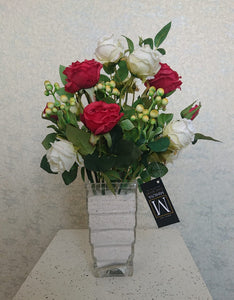 Artificial Floral Arrangement (h:41cm w:28cm)