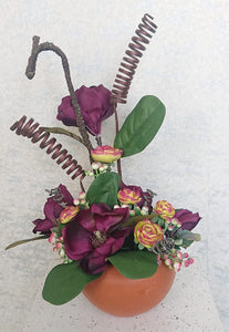 Artificial Floral Arrangement (h:85cm w:40cm)