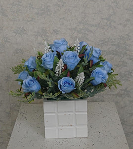 Artificial Floral Arrangement (h:29cm w:32cm)