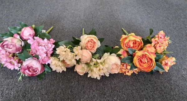 45cm Peony & Hydrangea Bunch - Green Gardens Mihiliya (Pvt) Ltd